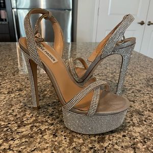 Steve Madden rhinestone heels